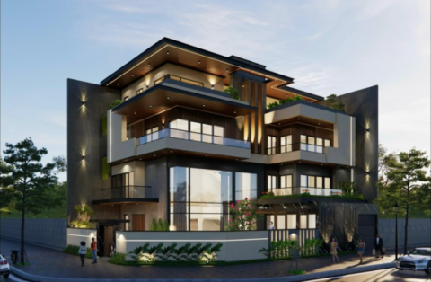 Dự án: BIỆT THỰ GIA ĐÌNH – ANH THẮNG CHỊ NGUYỆT (TP THÁI NGUYÊN)